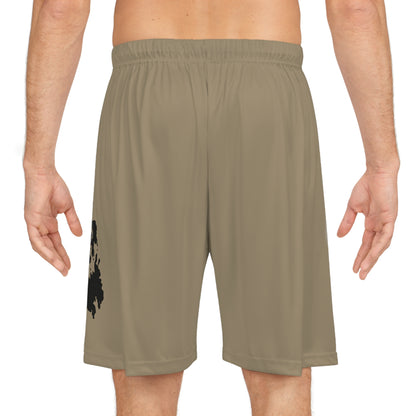 Filipino Pride Basketball Shorts Khaki