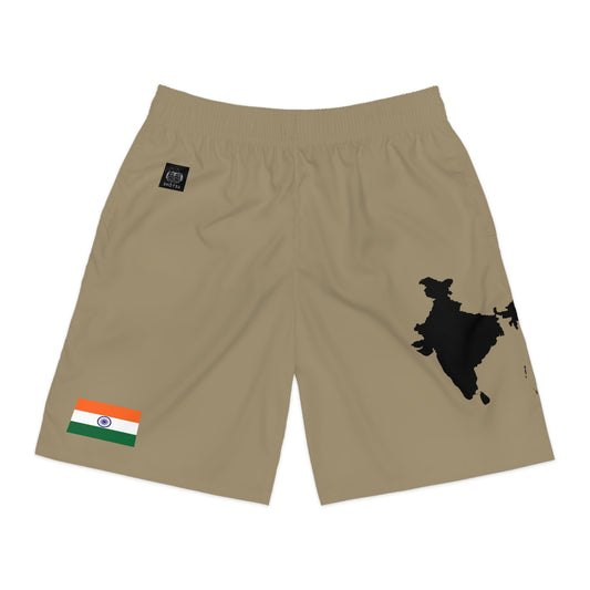 India Pride Jogger Shorts Khaki