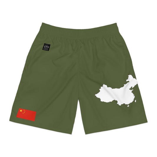Chinese Pride Jogger Shorts White/Green
