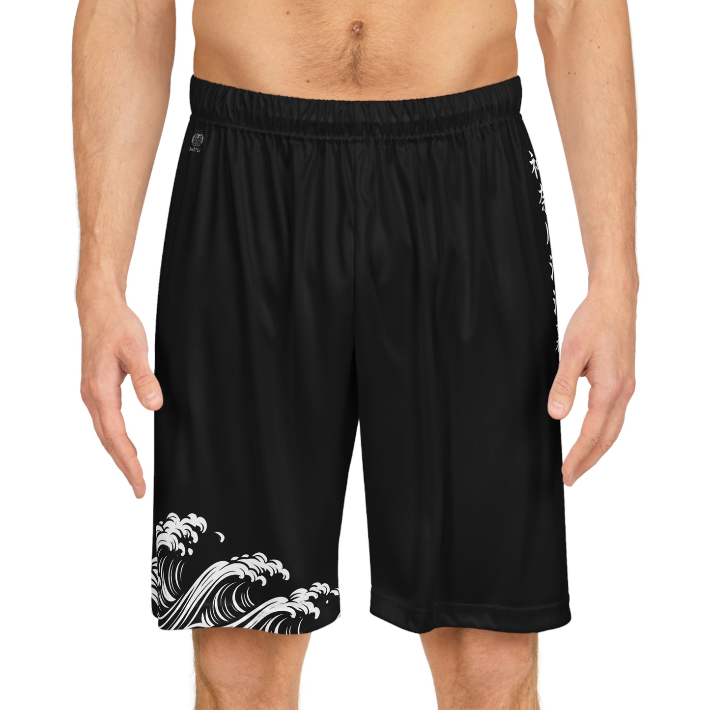 Wave of Kanagawa Basketball Shorts Black