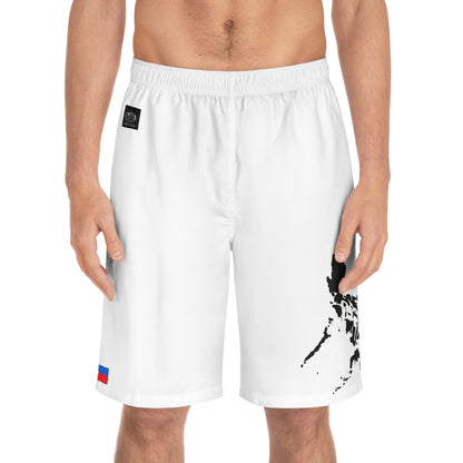Filipino Pride Board Shorts White