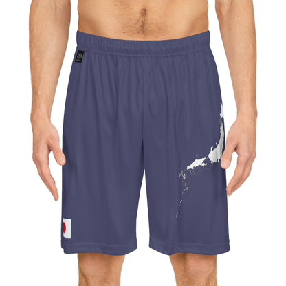 Japanese Pride Basketball Shorts Blue