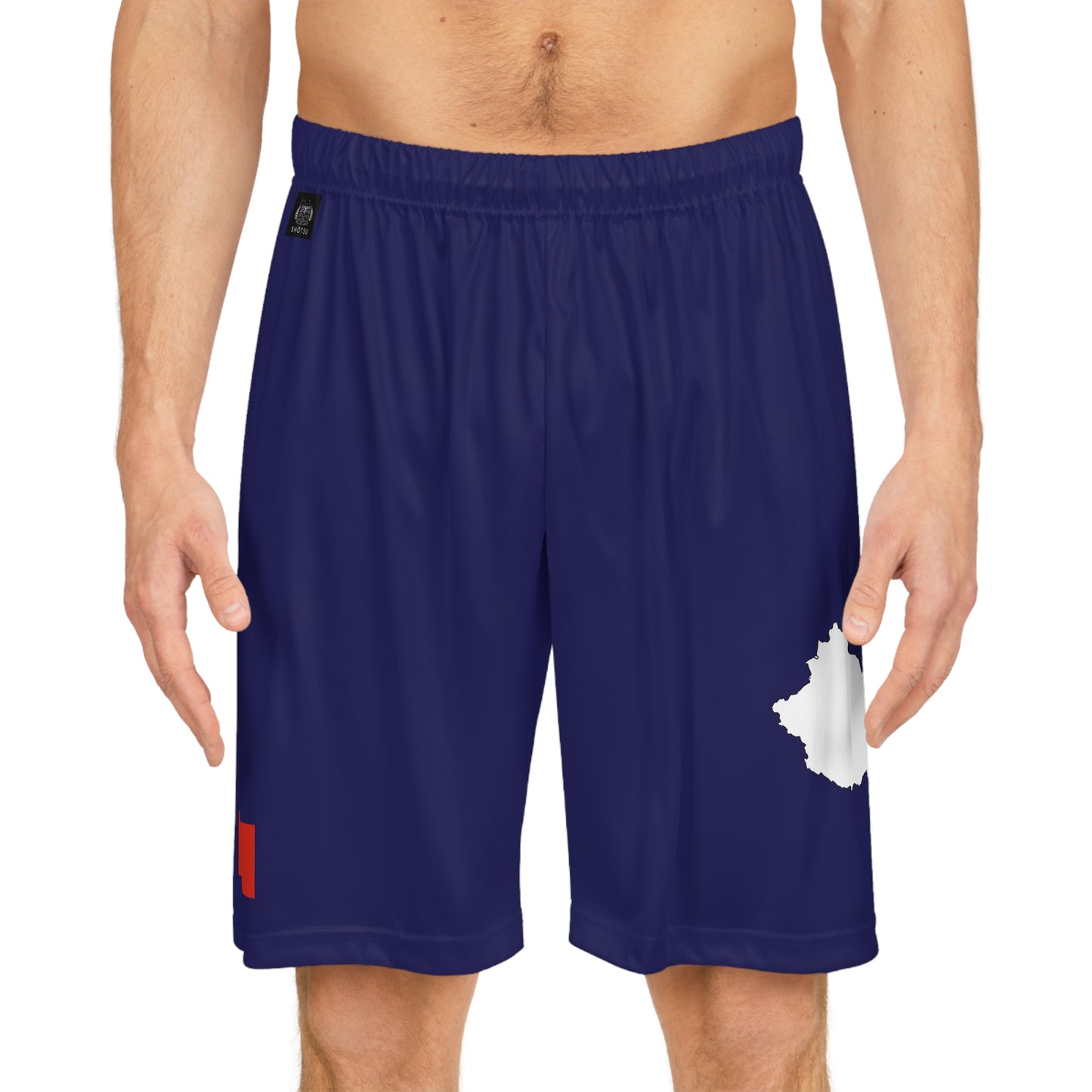 Chinese Pride Basketball Shorts Blue