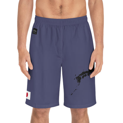 Japanese Pride Board Shorts Blue