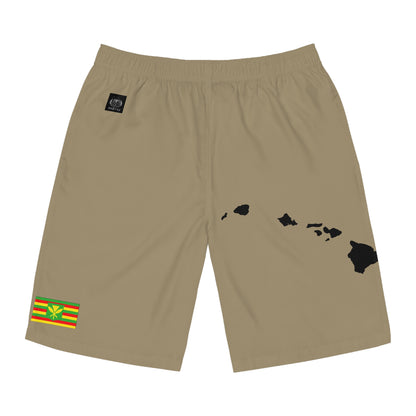 Hawaiian Pride Board Shorts Khaki