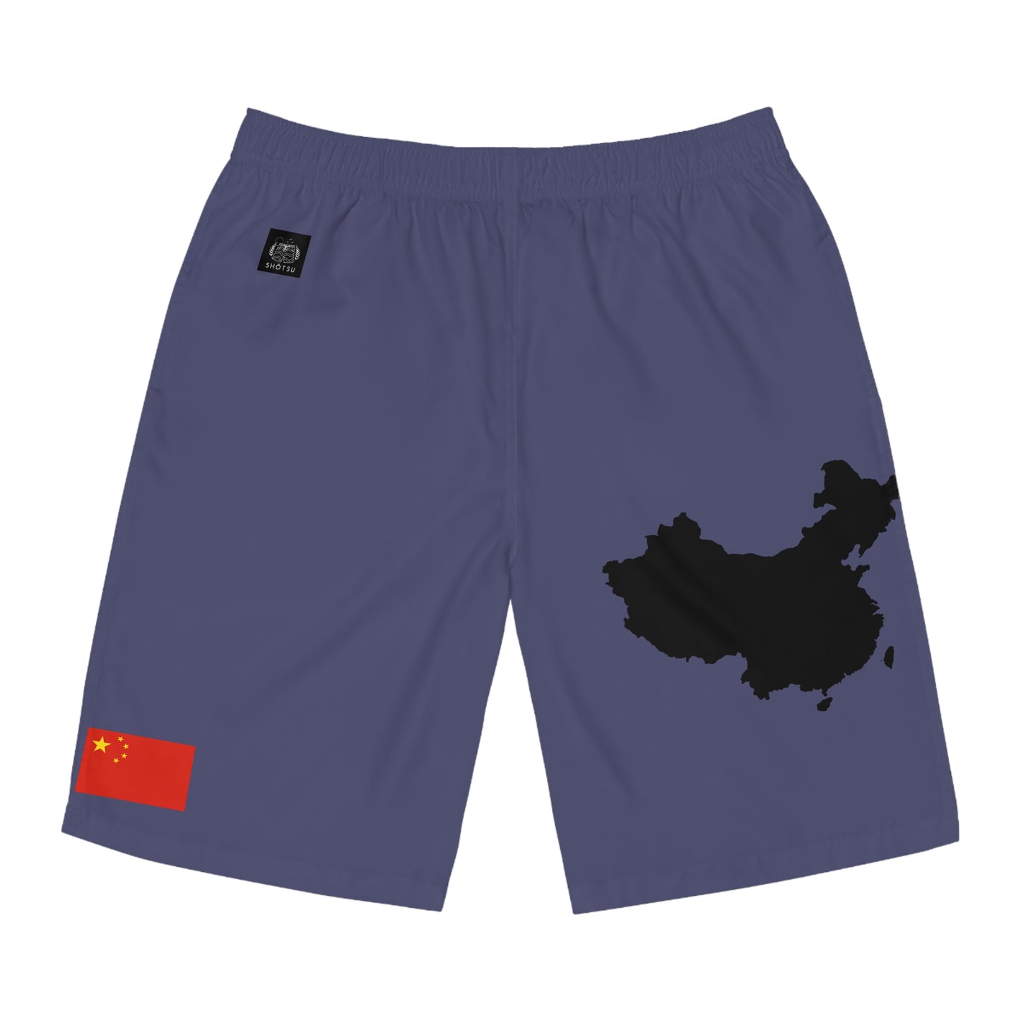 Chinese Pride Board Shorts Blue
