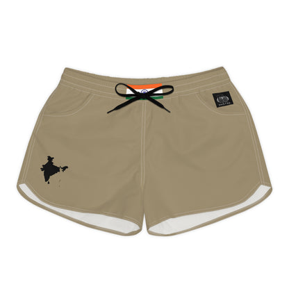 India Women's Casual Shorts Khaki