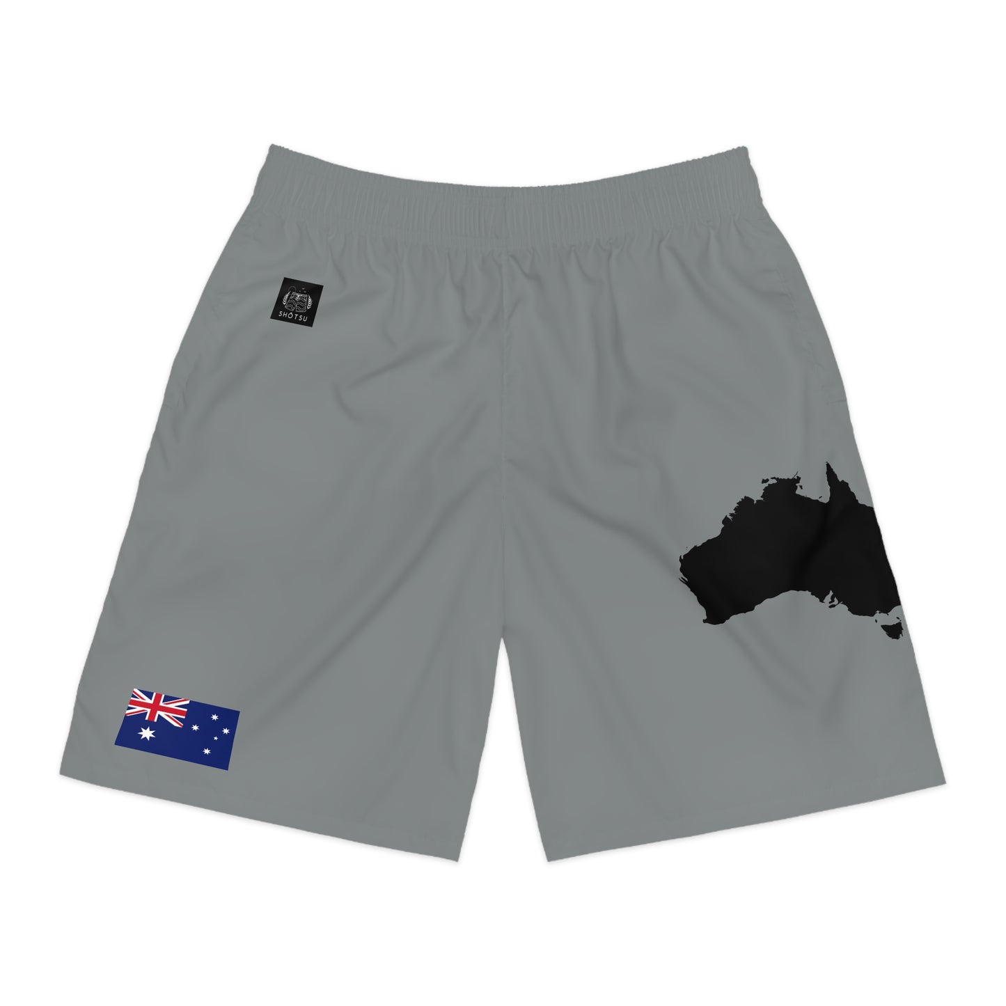 Australian Pride Jogger Shorts Gray