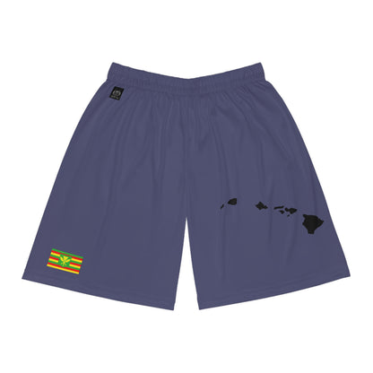 Hawaiian Pride Basketball Shorts Blue