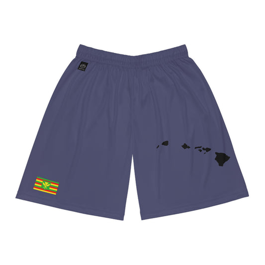 Hawaiian Pride Basketball Shorts Blue