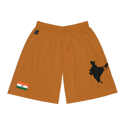 India Basketball Shorts Orange