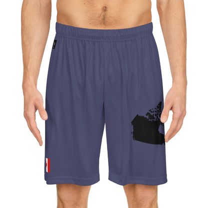 Canadian Pride Basketball Shorts Blue