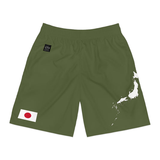 Japanese Pride Jogger Shorts Green