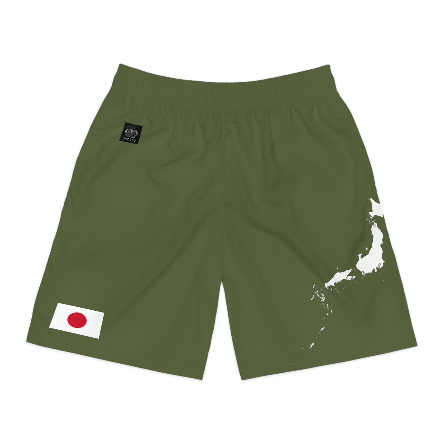 Japanese Pride Jogger Shorts Green