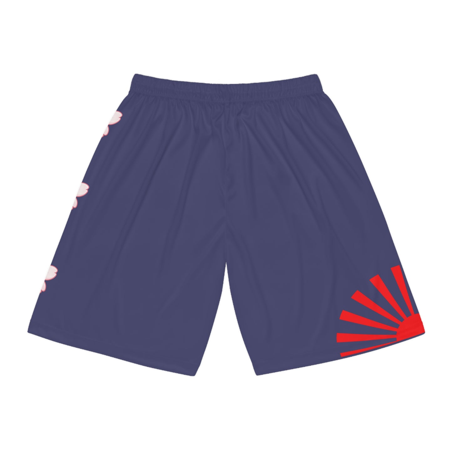 Rising Sun / Sakura Basketball Shorts Blue