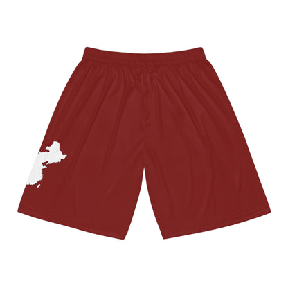 Chinese Pride Basketball Shorts White/Red