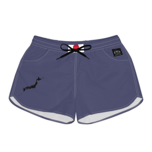 Japanese Pride Women's Casual Shorts Blue