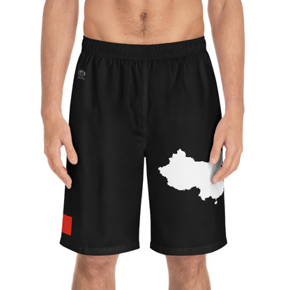Chinese Pride Board Shorts Black