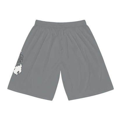 Filipino Pride Basketball Shorts White/Gray