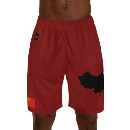 Chinese Pride Jogger Shorts Red