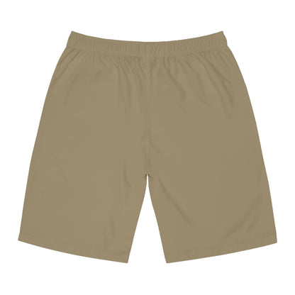 Hawaiian Pride Board Shorts Khaki/White