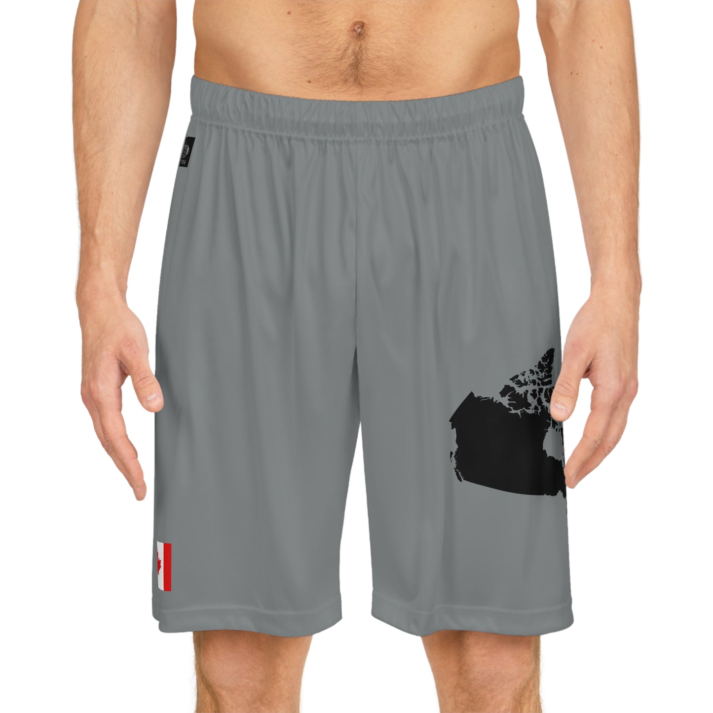 Canadian Pride Basketball Shorts Gray