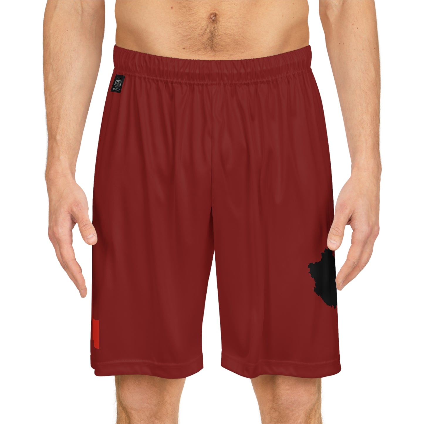 Chinese Pride Basketball Shorts Red
