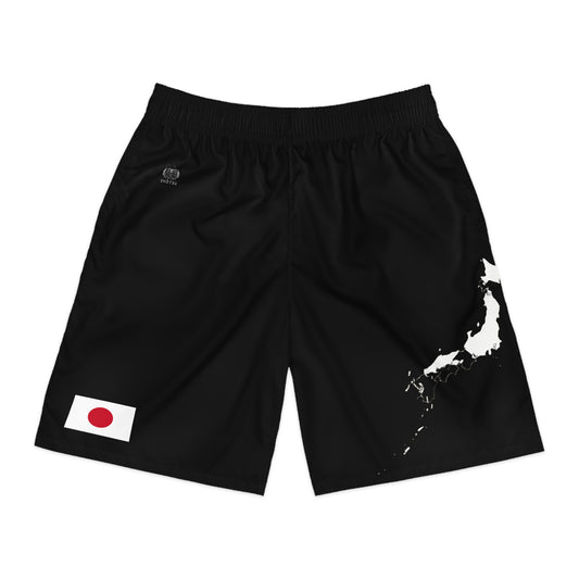 Japanese Pride Jogger Shorts Black