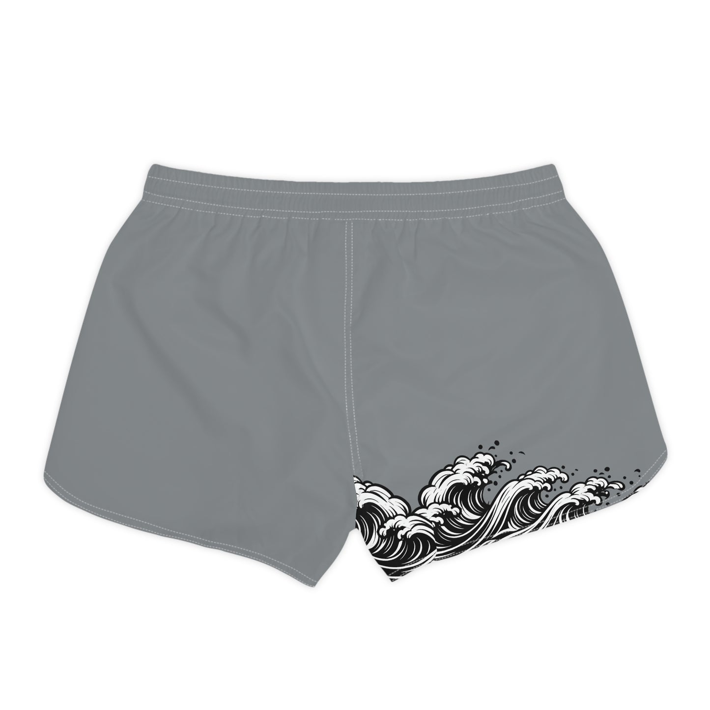 Wave of Kanagawa Women's Casual Shorts Gray