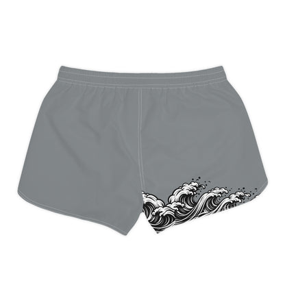 Wave of Kanagawa Women's Casual Shorts Gray