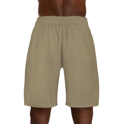 Hawaiian Pride Jogger Shorts Khaki