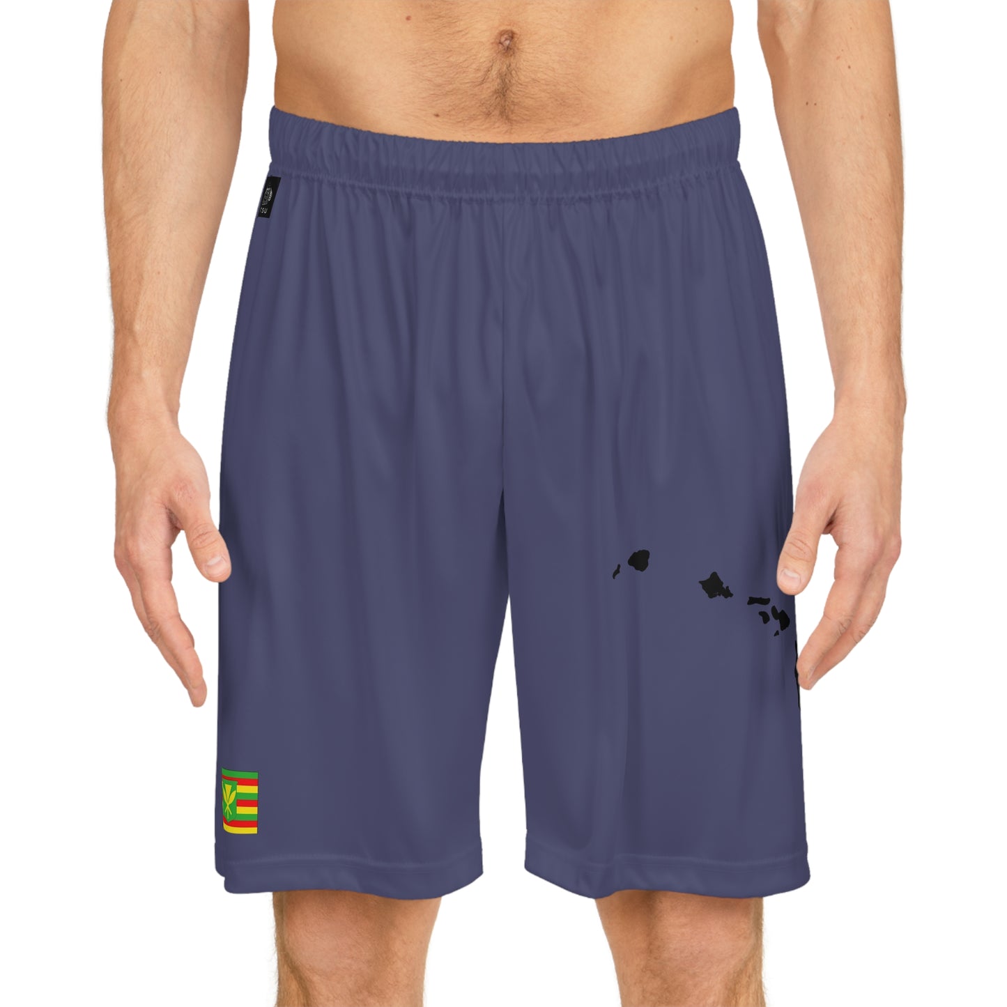 Hawaiian Pride Basketball Shorts Blue