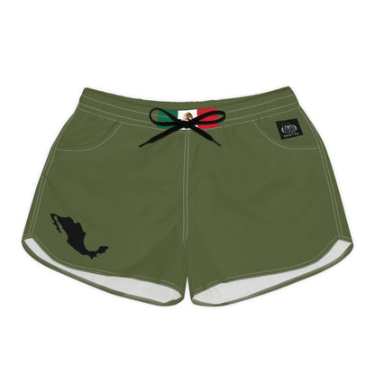Mexican Pride Women's Casual Shorts Green