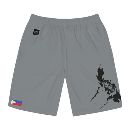 Filipino Pride Board Shorts Gray