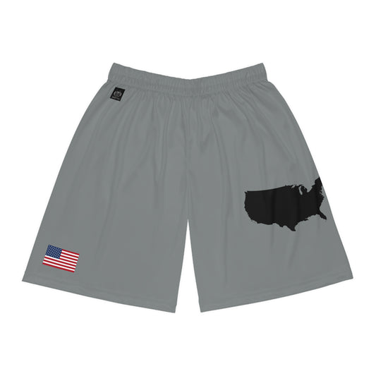 USA Basketball Shorts Gray
