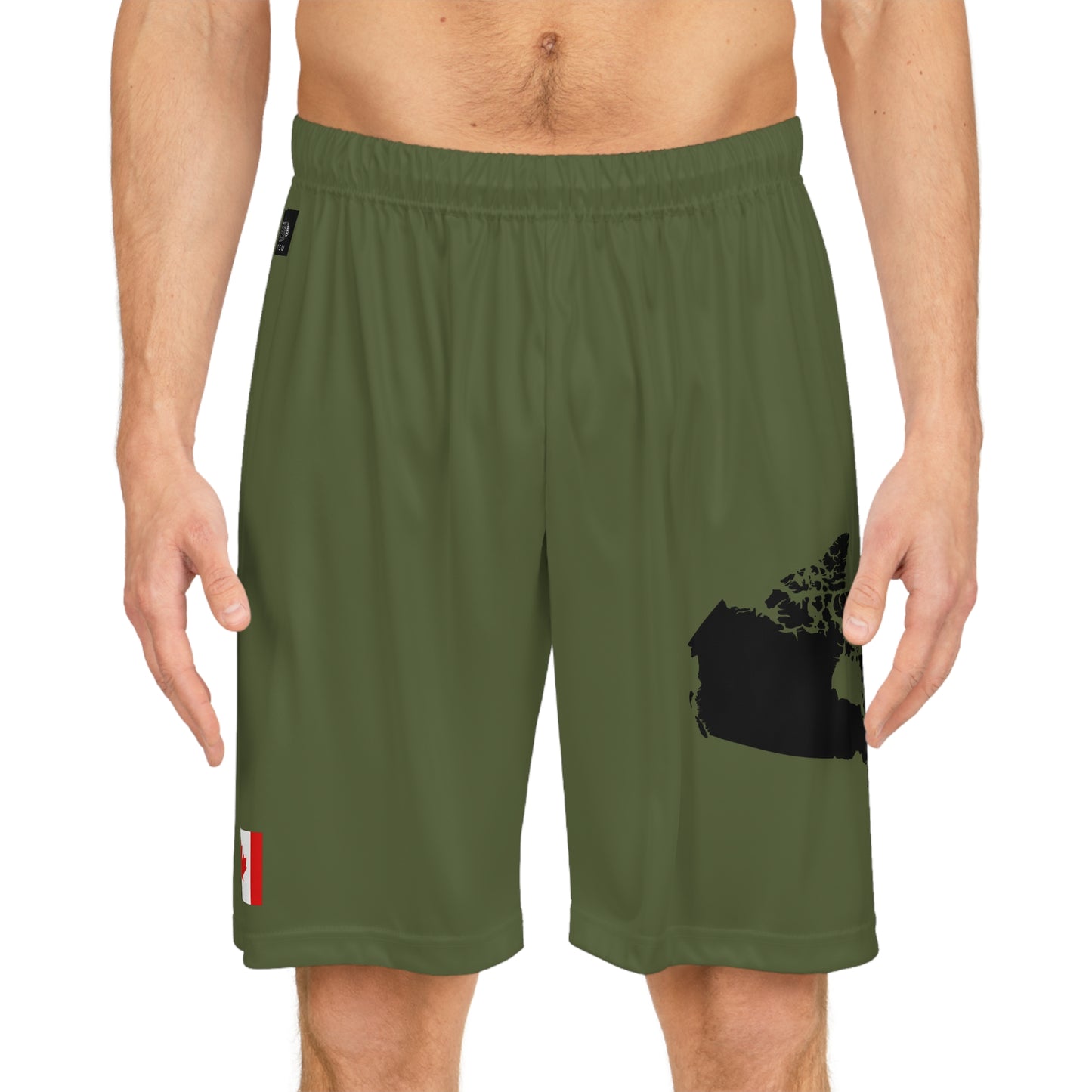 Canadian Pride Basketball Shorts Green