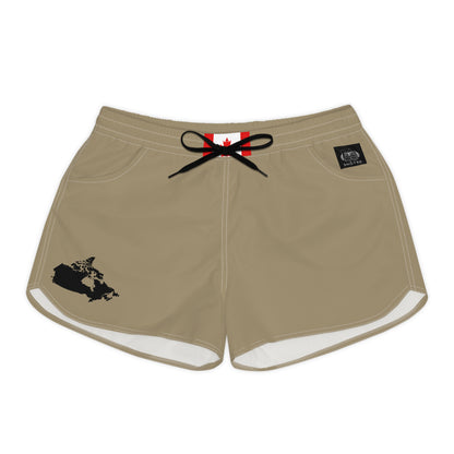 Canadian Pride Women's Casual Shorts Khaki