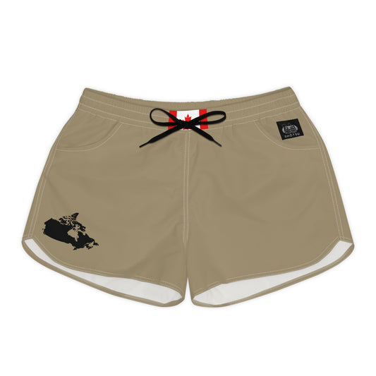 Canadian Pride Women's Casual Shorts Khaki