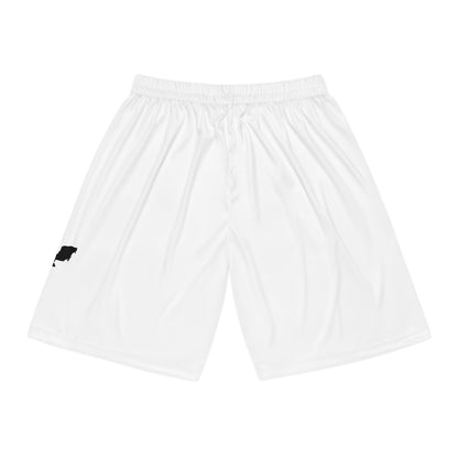 Mexican Pride Basketball Shorts White