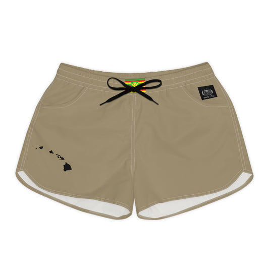 Hawaiian Pride Women's Casual Shorts Khaki