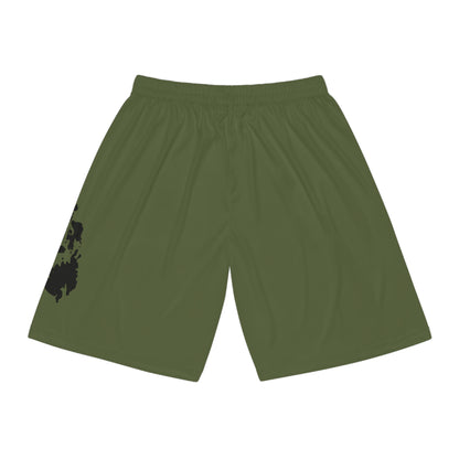 Filipino Pride Basketball Shorts Green