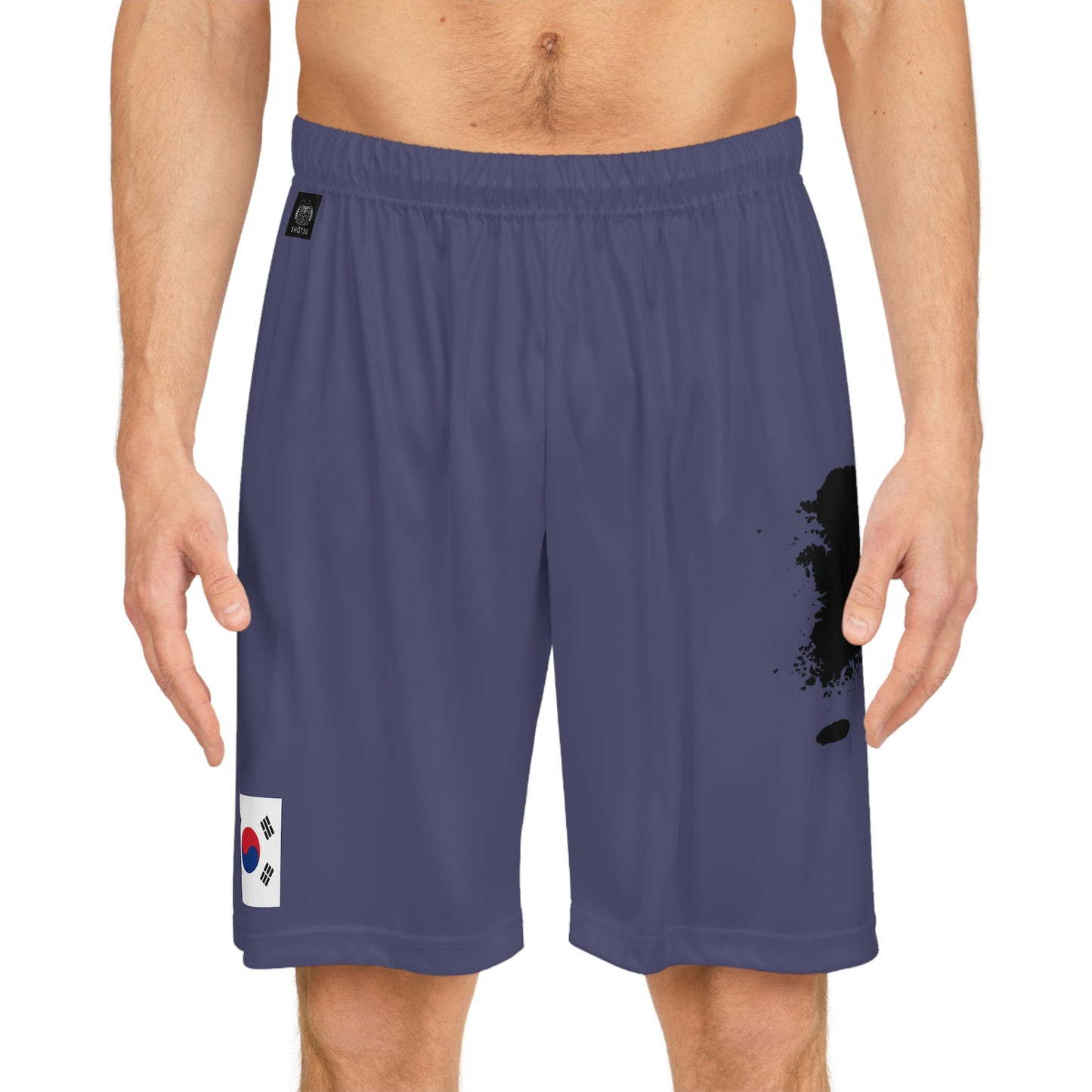 South Korean Pride Basketball Shorts Blue