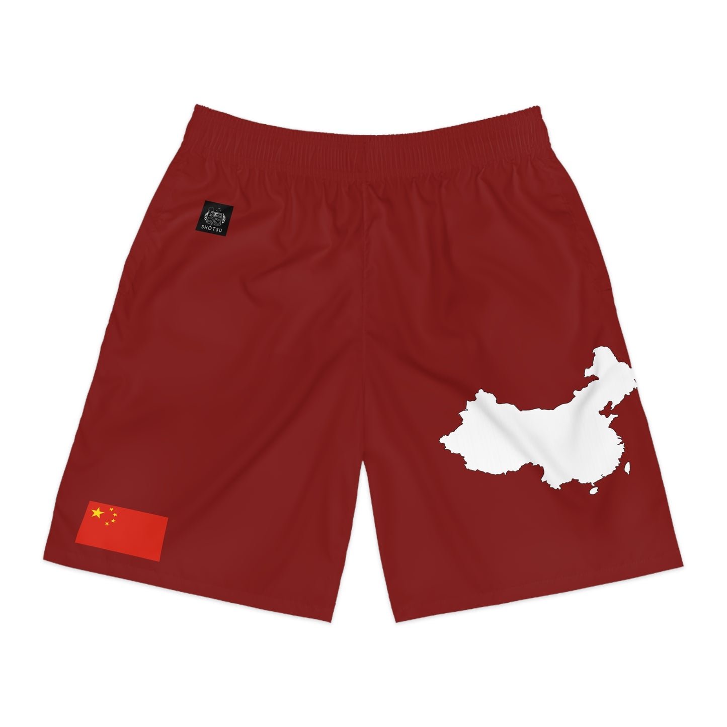Chinese Pride Jogger Shorts White/Red
