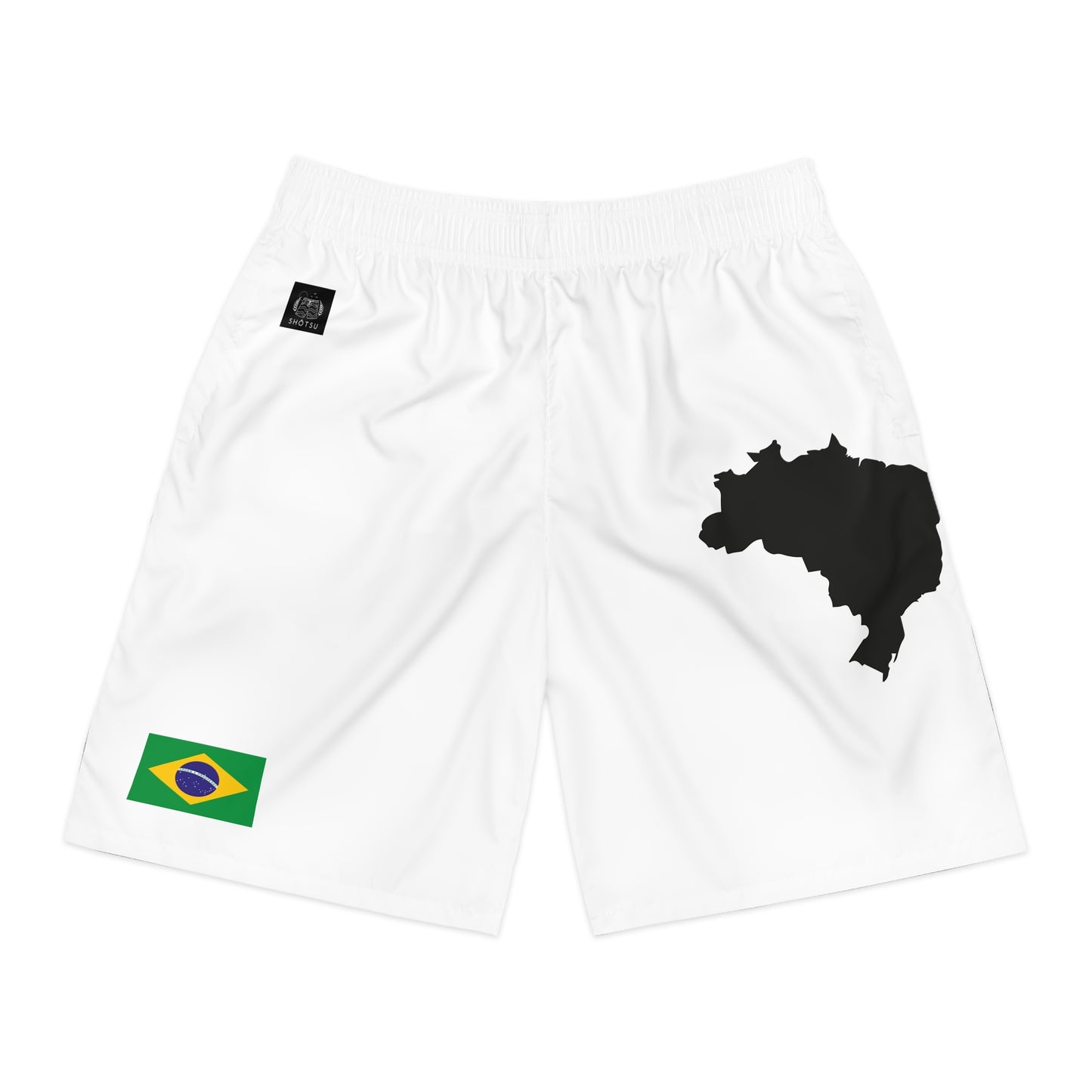 Brazilian Pride Jogger Shorts White