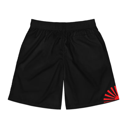 Rising Sun / Sakura Jogger shorts Black