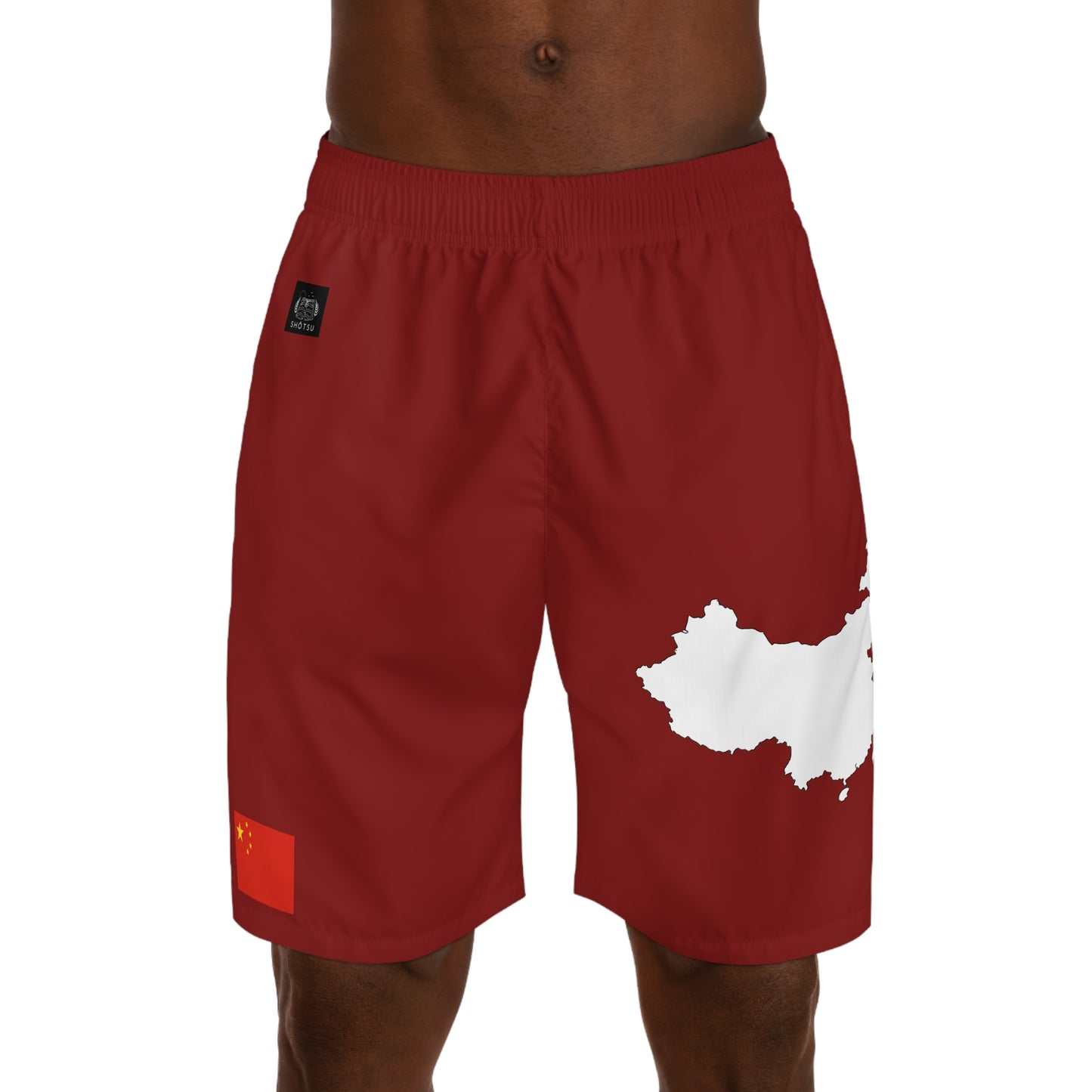 Chinese Pride Jogger Shorts White/Red