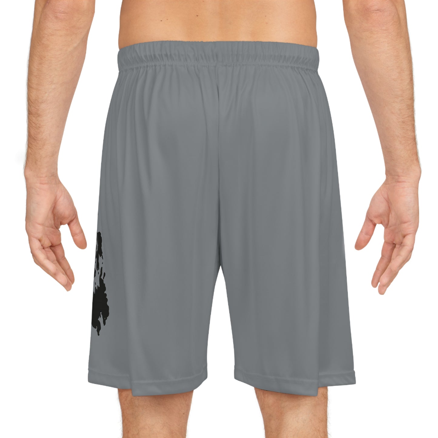 Filipino Pride Basketball Shorts Gray