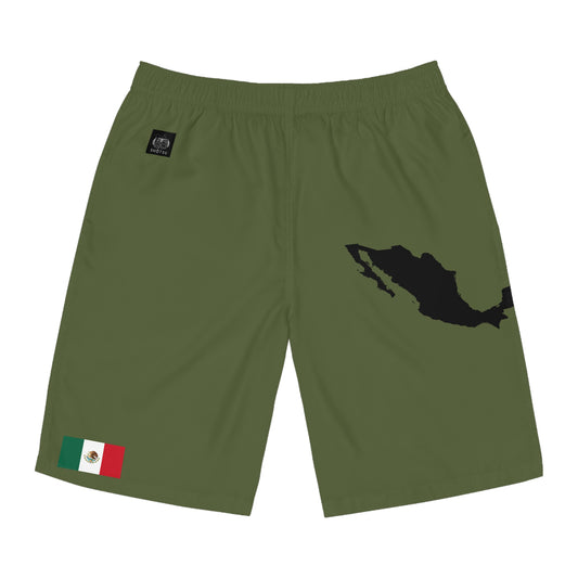 Mexican Pride Board Shorts Green