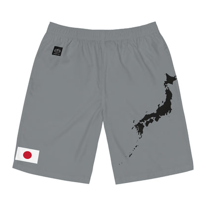 Japanese Pride Board Shorts Gray