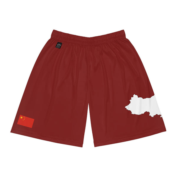 Chinese Pride Basketball Shorts White/Red